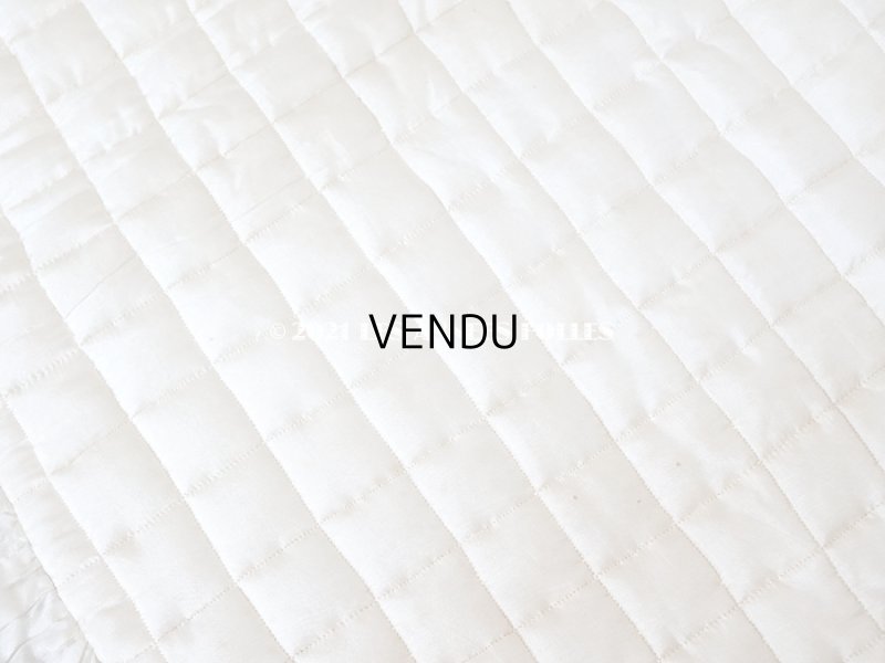 画像11: 1900年代 アンティーク シルク製 大きなポシェット 薔薇と蝶々のハンドペイント オフホワイト