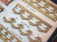 画像7: 1900年代 アンティーク  サンプラー リボンのガーランド＆ローズパニエのオルモル