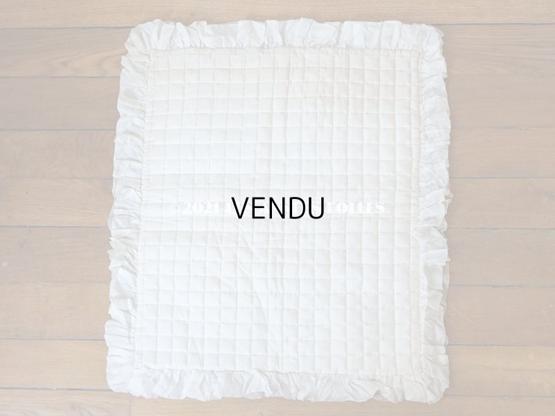 画像9: 1900年代 アンティーク シルク製 大きなポシェット 薔薇と蝶々のハンドペイント オフホワイト