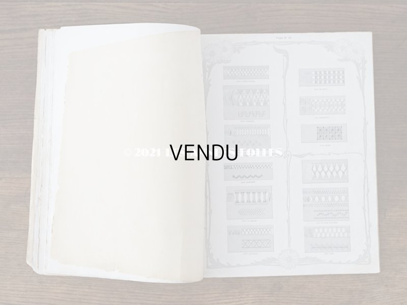 画像12: 1900年代 アンティーク 刺繍の本 LE GUIDE DE LA BRODEUSE - EDITION ARTISTIQUE DE LA BRODERIE LYONNAISE -