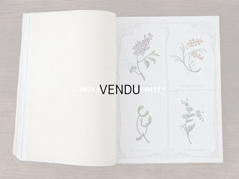 画像6: 1900年代 アンティーク 刺繍の本 LE GUIDE DE LA BRODEUSE - EDITION ARTISTIQUE DE LA BRODERIE LYONNAISE -