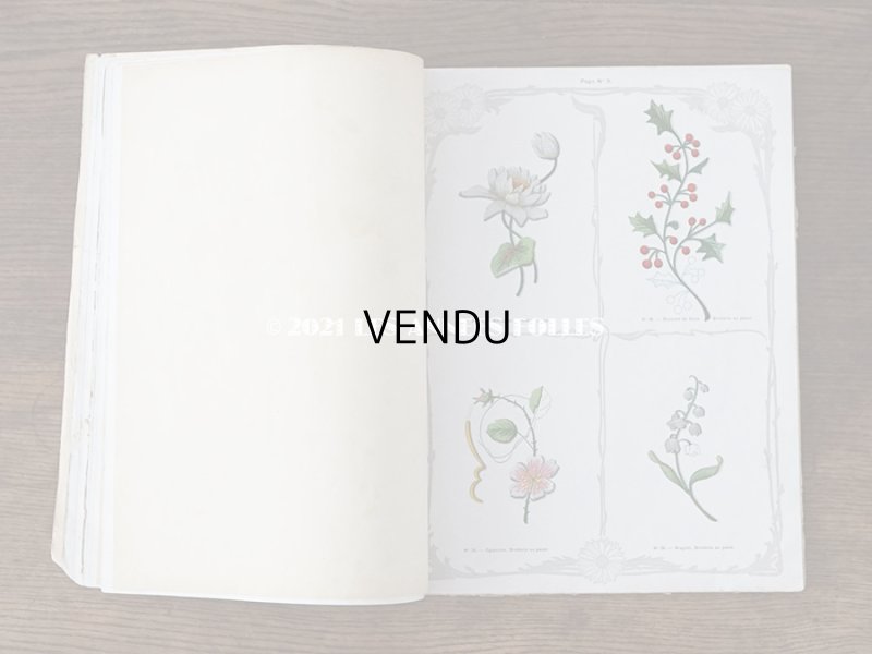 画像8: 1900年代 アンティーク 刺繍の本 LE GUIDE DE LA BRODEUSE - EDITION ARTISTIQUE DE LA BRODERIE LYONNAISE -