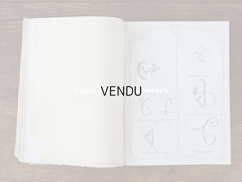 画像14: 1900年代 アンティーク 刺繍の本 LE GUIDE DE LA BRODEUSE - EDITION ARTISTIQUE DE LA BRODERIE LYONNAISE -