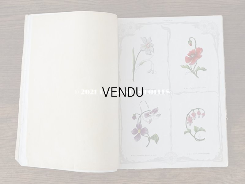 画像5: 1900年代 アンティーク 刺繍の本 LE GUIDE DE LA BRODEUSE - EDITION ARTISTIQUE DE LA BRODERIE LYONNAISE -