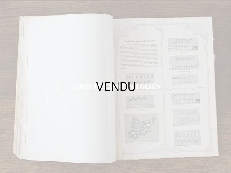 画像11: 1900年代 アンティーク 刺繍の本 LE GUIDE DE LA BRODEUSE - EDITION ARTISTIQUE DE LA BRODERIE LYONNAISE -