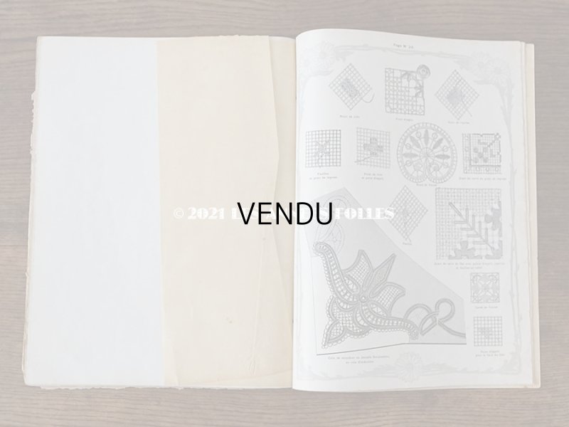 画像15: 1900年代 アンティーク 刺繍の本 LE GUIDE DE LA BRODEUSE - EDITION ARTISTIQUE DE LA BRODERIE LYONNAISE -