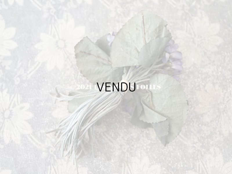 画像6: 1900年代 アンティーク 菫のブーケの布花 コサージュ  44輪