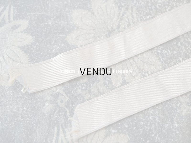 画像12: アンティーク ドール用 小さなボネ パウダーピンクのシルクリボン&手編みのレース