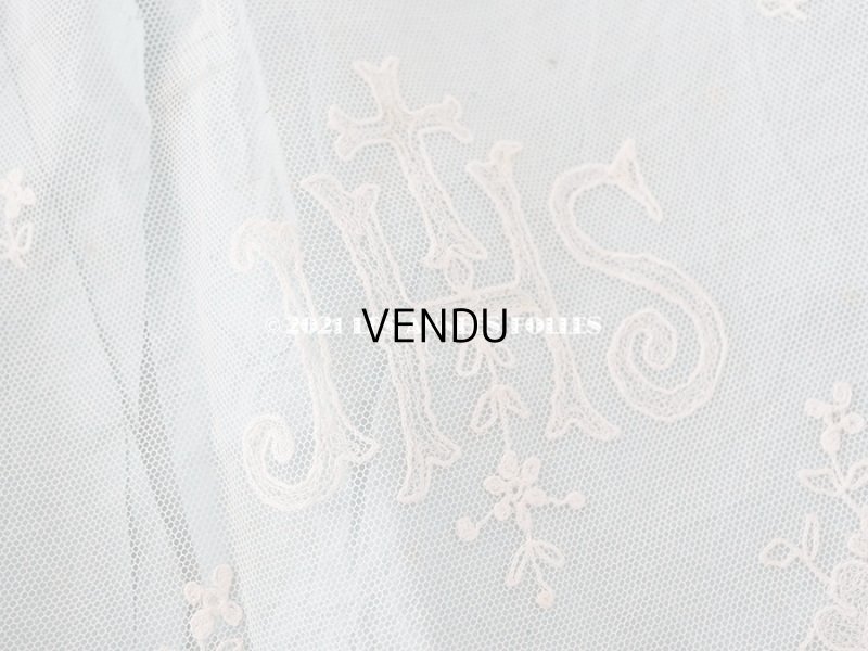 画像3: アンティーク 教会の祭壇用 レースのパネル 139×29.4cm