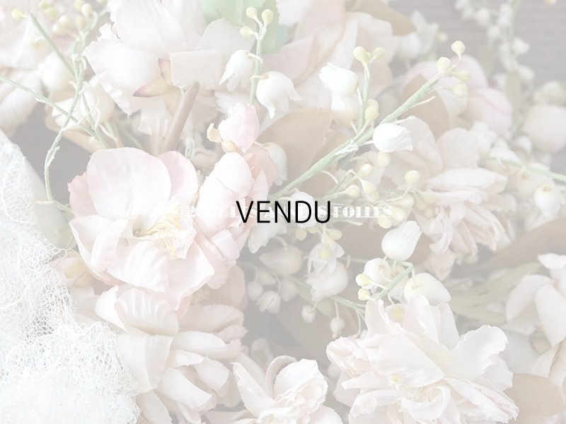 画像7: アンティーク 花嫁のブーケ 薔薇＆鈴蘭&勿忘草のウェディングブーケ 結婚式 