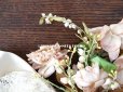 画像10: アンティーク 花嫁のブーケ 薔薇＆鈴蘭&勿忘草のウェディングブーケ 結婚式 