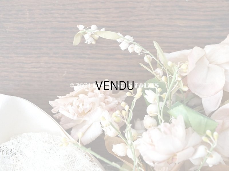 画像10: アンティーク 花嫁のブーケ 薔薇＆鈴蘭&勿忘草のウェディングブーケ 結婚式 