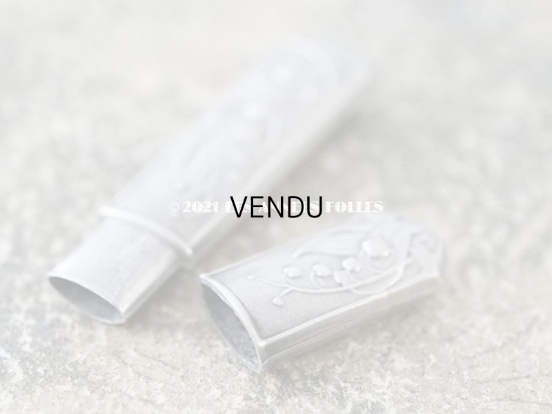 画像14: アンティーク 鈴蘭の裁縫道具セット