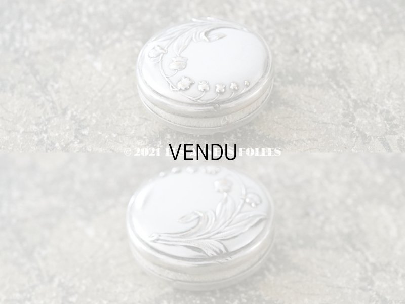 画像3: アンティーク 鈴蘭の裁縫道具セット