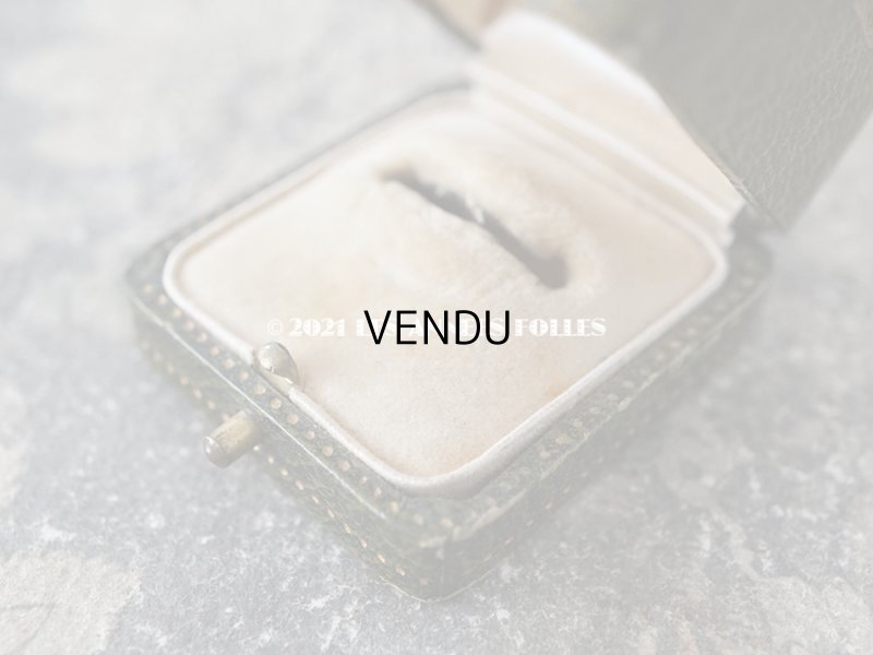 画像8: アンティーク リングボックス ジュエリーボックス 金彩入り グリーン