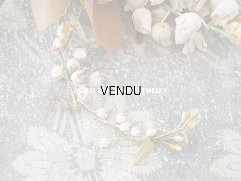 画像3: 1900年代 アンティーク 鈴蘭の布花