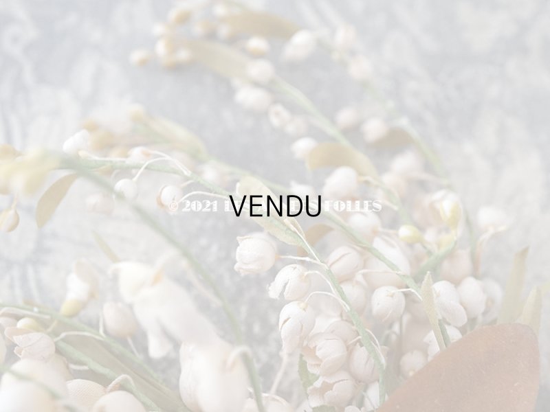 画像6: 1900年代 アンティーク 鈴蘭の布花