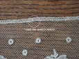 画像6: 19世紀 アンティーク  薔薇模様　手編みのボビンレース アプリカシオン・アングルテール 105cm 幅9.5cm  