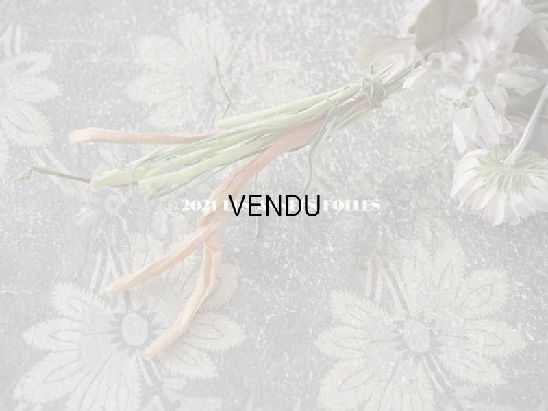 画像4: 1900年代 アンティーク  大きなシロツメクサの布花 