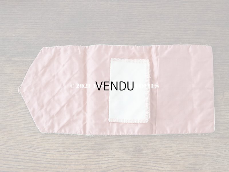 画像5: アンティーク シルク製 リボン刺繍の小さなポシェット 裁縫道具入れ