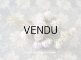1900年代 アンティーク  大きなシロツメクサの布花 