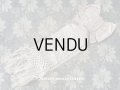 1900年代 アンティーク とても小さな腕章 初聖体 グレイッシュピンク シルク製