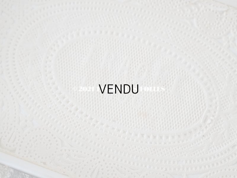 画像9: 1920年代 アンティーク ドラジェのお菓子箱 薔薇＆勿忘草のリース　G.FRAQUE LIMOGES 