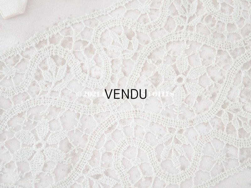 画像14: アンティーク リボンが結ばれたハンキーケース　ポシェット ピンク レース付き