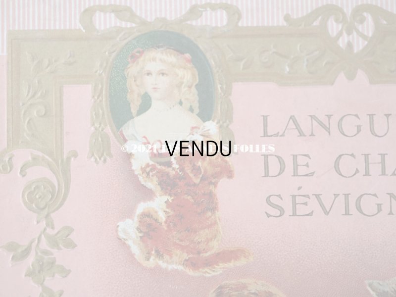 画像7: アンティーク ラングドシャのお菓子箱  『マルキーズ・ ドゥ・セヴィニエ』 LANGUES DE CHAT SEVIGNE - MARQUISE DE SEVIGNE PARIS -