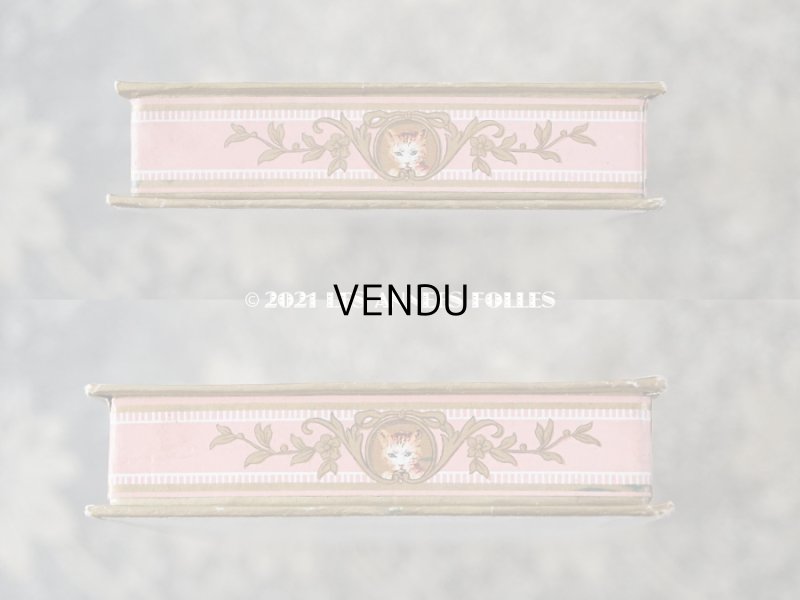 画像10: アンティーク ラングドシャのお菓子箱  『マルキーズ・ ドゥ・セヴィニエ』 LANGUES DE CHAT SEVIGNE - MARQUISE DE SEVIGNE PARIS -