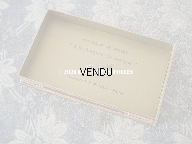 画像5: アンティーク ラングドシャのお菓子箱  『マルキーズ・ ドゥ・セヴィニエ』 LANGUES DE CHAT SEVIGNE - MARQUISE DE SEVIGNE PARIS -