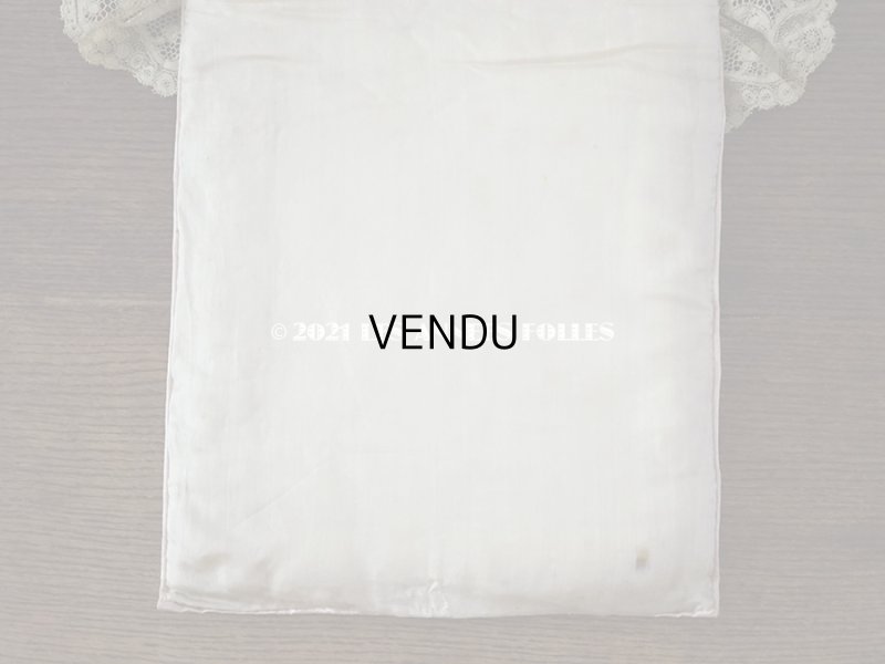 画像9: アンティーク リボンが結ばれたハンキーケース　ポシェット ピンク レース付き