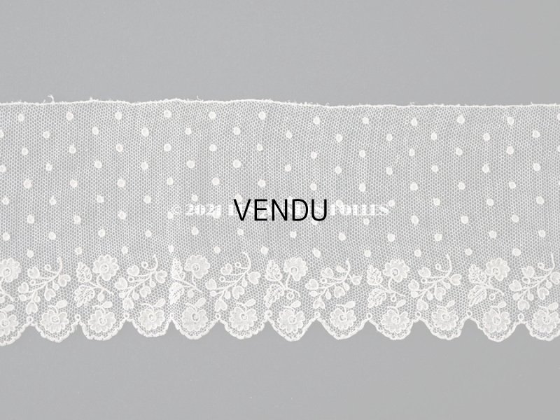 画像6: 18世紀 未使用 アンティーク ニードルレース アランソンレース 新品同様 150cm 7.7cm幅 『ポワン・ダランソン（アランソン）』 
