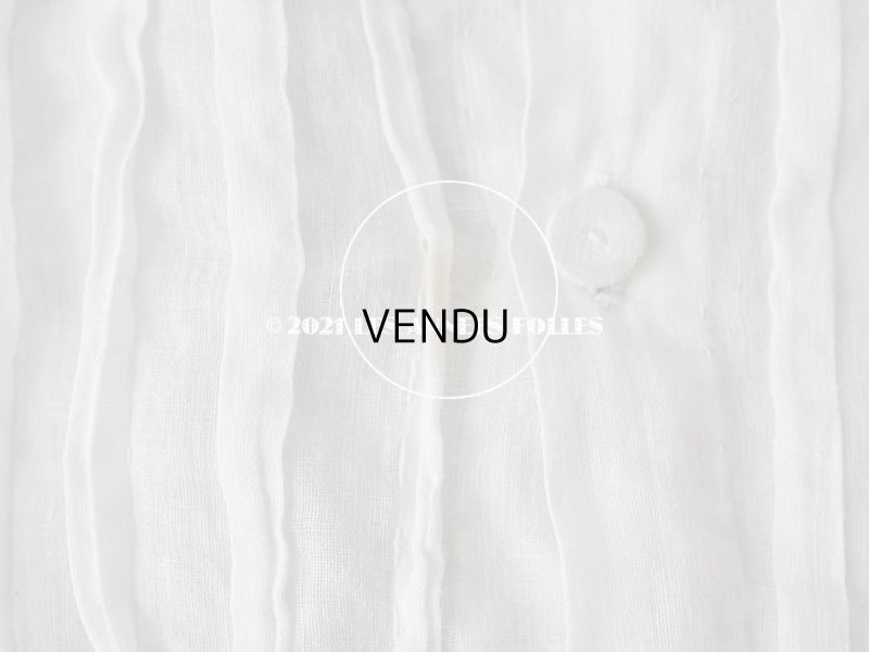 画像11: アンティーク 小さな女の子用 パフスリーブ 手縫いのブラウス 