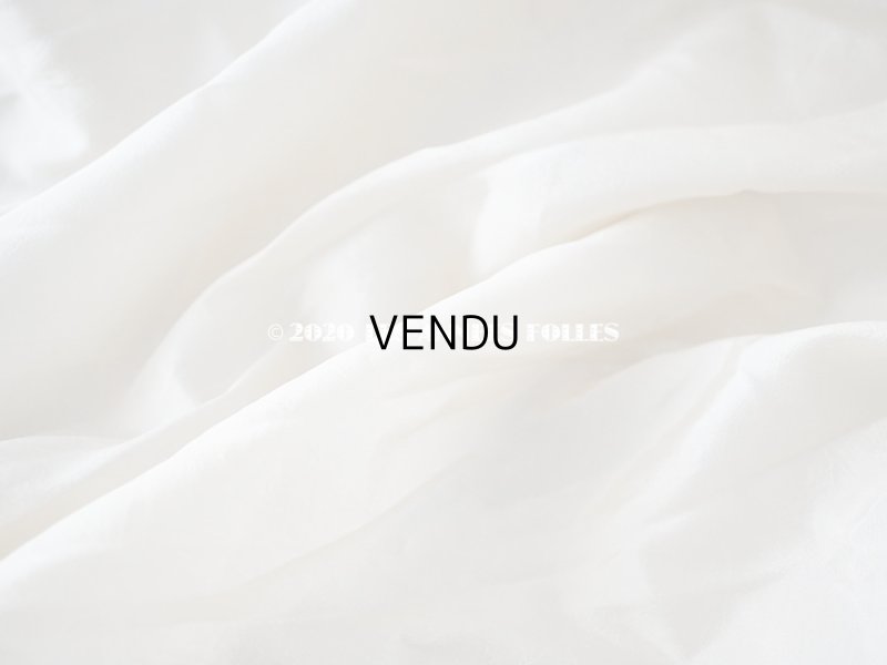 画像3: 1900年代 アンティーク  幅広 シルク製 ファブリック エクリュ　タフタ生地