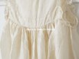 画像4: ＊蚤の市＊1900年代 アンティーク ベビードレス シルク製 オフホワイト 洗礼式のドレス