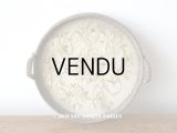 19世紀末 アンティーク リボン刺繍のトレイ　リボンワーク 小物入れ