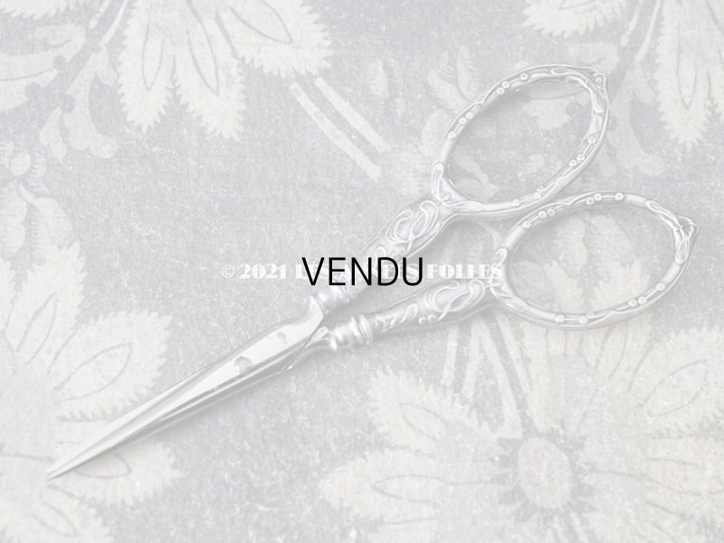 画像9: 1900年代 アンティーク シルバー製 ヤドリギの裁縫道具セット 