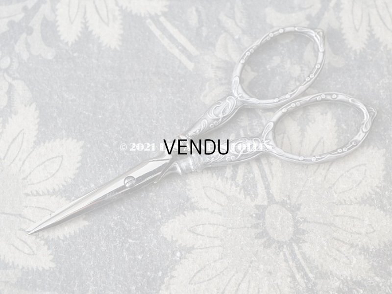 画像10: 1900年代 アンティーク シルバー製 ヤドリギの裁縫道具セット 