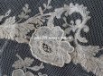 画像20: アンティーク  ウェディングヴェール  約210×194cm アプリカシオン・ブリュッセル (ニードルレース & ボビンレース)　