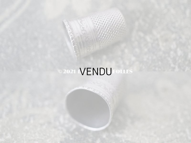 画像16: 1900年代 アンティーク シルバー製 ヤドリギの裁縫道具セット 