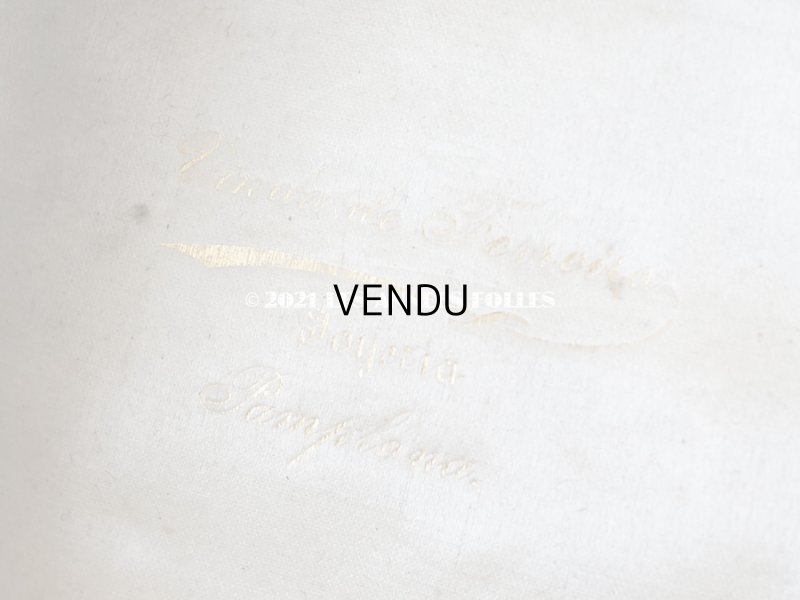 画像4: １９世紀末 アンティーク ジュエリーボックス ブレスレット用　ベルベット ＆ シルクサテン  