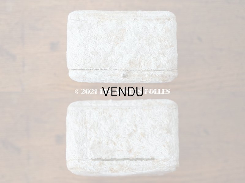 画像9: １９世紀末 アンティーク ジュエリーボックス ブレスレット用　ベルベット ＆ シルクサテン  