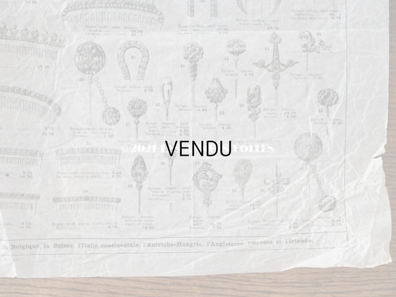 画像6: アンティーク ルーブル百貨店のカタログ エパングル＆コーム - AU LOUVRE PARIS -