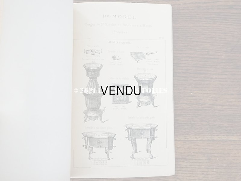 画像12: 1900年代 アンティーク 鍛造業者のカタログ 全47ページ FORGES DE SAINT-NICOLAS ET FONDERIES DE REVIN - HENRI MOREL -