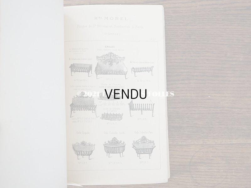 画像15: 1900年代 アンティーク 鍛造業者のカタログ 全47ページ FORGES DE SAINT-NICOLAS ET FONDERIES DE REVIN - HENRI MOREL -