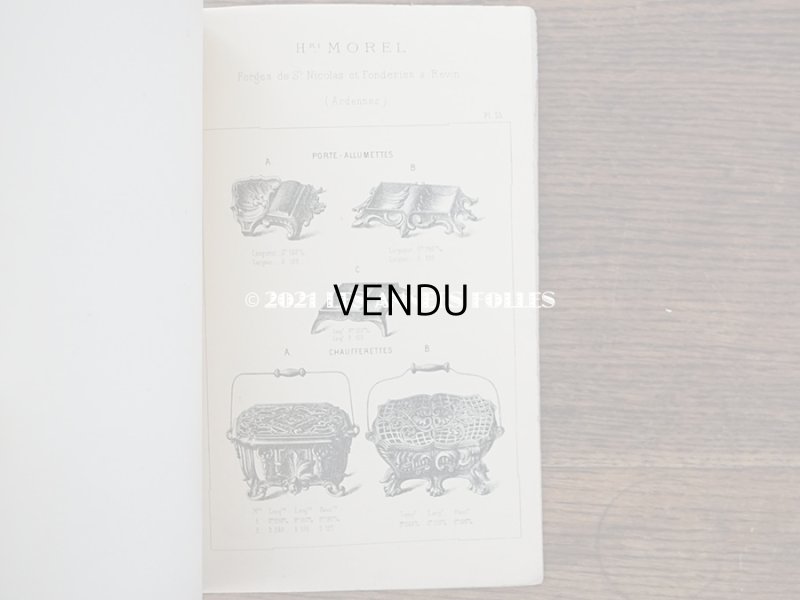 画像14: 1900年代 アンティーク 鍛造業者のカタログ 全47ページ FORGES DE SAINT-NICOLAS ET FONDERIES DE REVIN - HENRI MOREL -