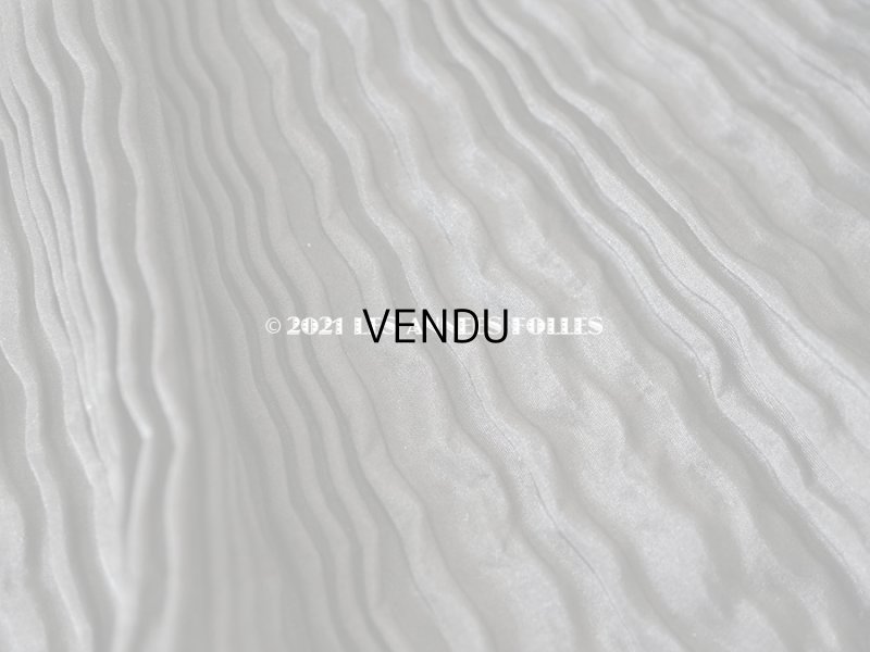 画像6: 1900年代 アンティーク  幅広 シルク製 プリーツ生地  0.7m(1.3m）  16.3cm幅