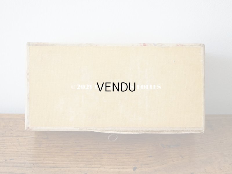 画像5: 【11周年セール対象外】 1900年代 アンティーク 薄紫色のリボン & 薔薇のガーランド  カルトナージュボックス グローブ入れ チェストの引き出し GANTS