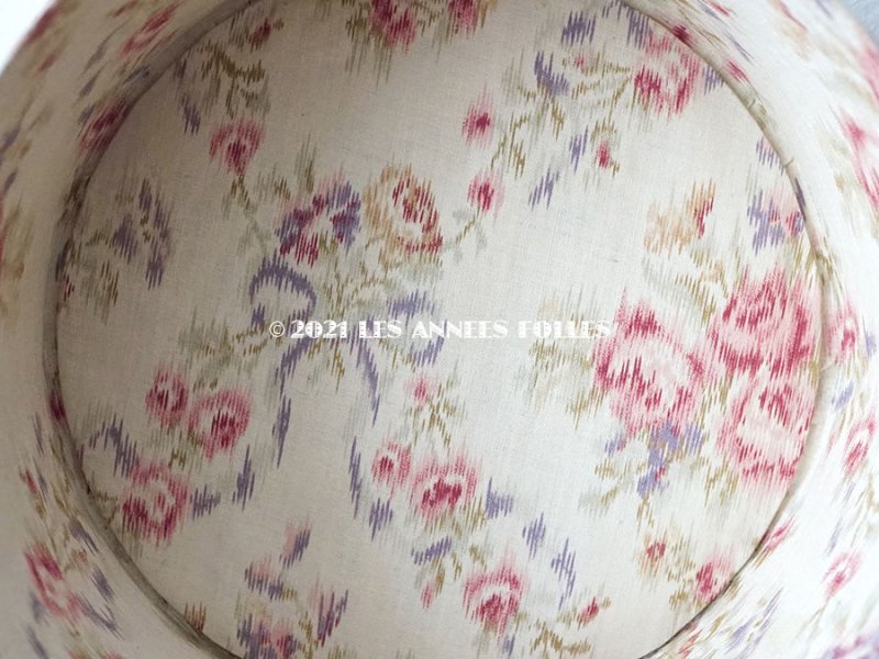 画像5: アンティーク 薄紫色のリボン & 薔薇のガーランド  カルトナージュボックス 蓋なし